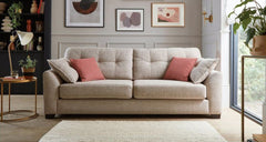 Plush 3 seater recliner sofa, family-sized luxury at Estre.