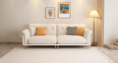 Sleek modern leather sofa set, redefine your space with Estre.