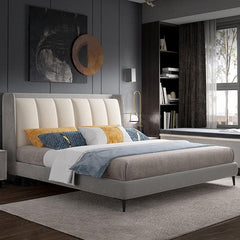 Estre Camfo Customizable Upholstered Bed with Optional Storage - Cozy and Streamlined Design