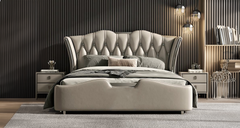 Simple yet sophisticated bed design, a signature of Estre's craftsmanship.