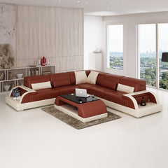 Jack Corner Sofa in Artificial Leather From Estre - Direct from Factory (Customizable)