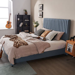 Estre Marezzato Customizable Upholstered Bed with Optional Storage - Stylish and Contemporary Design