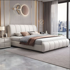 Estre Oleander Customizable Upholstered Bed - Elegant Design with/without Storage Choices