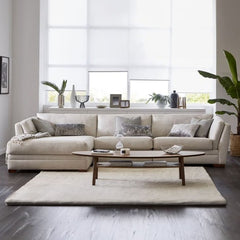 Corner L-Shape Long Beach Sofa | Spacious Design for Ultimate Comfort | Direct from Factory