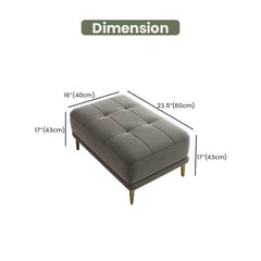 Customizable Falkon Fabric Ottoman - Cozy Pouf  for Living Room and Lounge