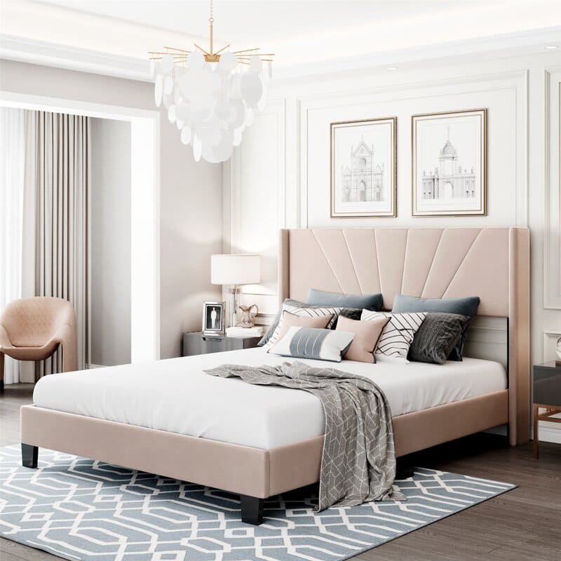 Upholstered cot bed cheap
