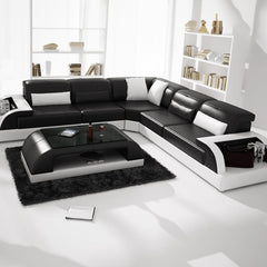 Jack Corner Sofa in Artificial Leather From Estre - Direct from Factory (Customizable)