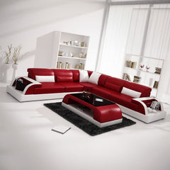 Jack Corner Sofa in Artificial Leather From Estre - Direct from Factory (Customizable)