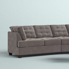 Corner L-Shape Sofa Glytonn | Specially Crafted Square Tufting | Direct from Factory