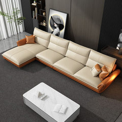 L-Shape Sofa Luxuria  | Latest Two-Tone Design | Direct from Factory (Customizable)