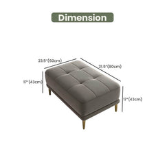 Customizable Falkon Fabric Ottoman - Cozy Pouf  for Living Room and Lounge