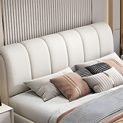 Estre Oleander Customizable Upholstered Bed - Elegant Design with/without Storage Choices