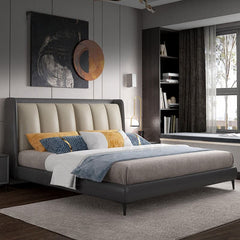 Estre Camfo Customizable Upholstered Bed with Optional Storage - Cozy and Streamlined Design