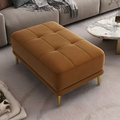 Customizable Falkon Fabric Ottoman - Cozy Pouf  for Living Room and Lounge