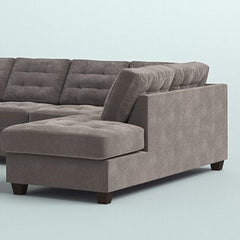 Corner L-Shape Sofa Glytonn | Specially Crafted Square Tufting | Direct from Factory