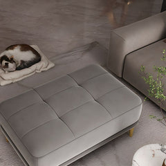 Customizable Falkon Fabric Ottoman - Cozy Pouf  for Living Room and Lounge