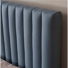 Estre Marezzato Customizable Upholstered Bed with Optional Storage - Stylish and Contemporary Design