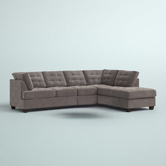 Corner L-Shape Sofa Glytonn | Specially Crafted Square Tufting | Direct from Factory