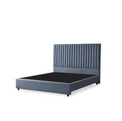 Estre Marezzato Customizable Upholstered Bed with Optional Storage - Stylish and Contemporary Design
