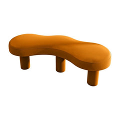 Dana Upholstered Bench - Unique Organic Shape for Modern, Naturalistic Interiors