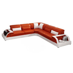 Jack Corner Sofa in Artificial Leather From Estre - Direct from Factory (Customizable)