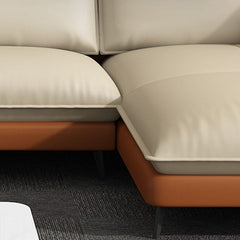 L-Shape Sofa Luxuria  | Latest Two-Tone Design | Direct from Factory (Customizable)