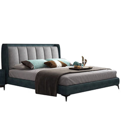Estre Camfo Customizable Upholstered Bed with Optional Storage - Cozy and Streamlined Design