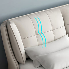 Estre Rochester Customizable Upholstered Bed with Optional Storage - Sophisticated and Timeless Design