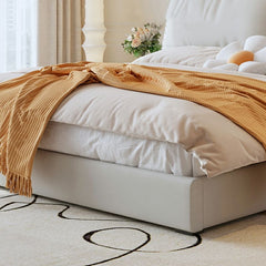 Estre Quaddy Customizable Upholstered Bed - Contemporary Style with Optional Storage Features