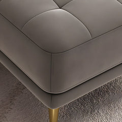 Customizable Falkon Fabric Ottoman - Cozy Pouf  for Living Room and Lounge