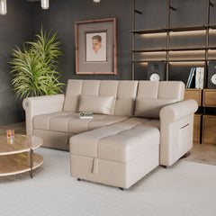 Customizable Dino Sofa cum Bed - Compact, Modern & Versatile for Every Home