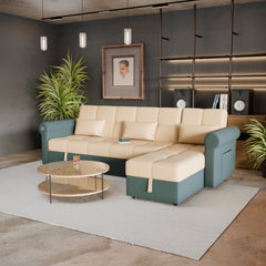 Customizable Dino Sofa cum Bed - Compact, Modern & Versatile for Every Home