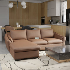 Customizable Cromie L-Shaped Sofa - Cutting Edge Design & Personalized Comfort, Direct from Factory