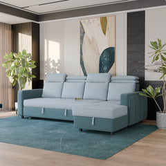 Estre Albatross Customizable Sofa cum Bed - Spacious and Elegant Convertible