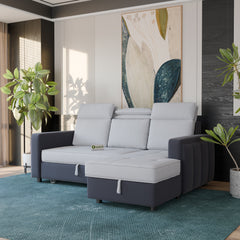 Estre Albatross Customizable Sofa cum Bed - Spacious and Elegant Convertible