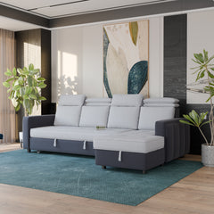Estre Albatross Customizable Sofa cum Bed - Spacious and Elegant Convertible