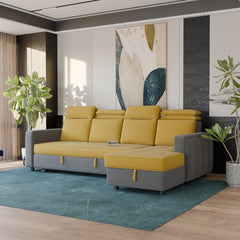 Estre Albatross Customizable Sofa cum Bed - Spacious and Elegant Convertible