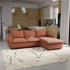 Customizable Cromie L-Shaped Sofa - Cutting Edge Design & Personalized Comfort, Direct from Factory