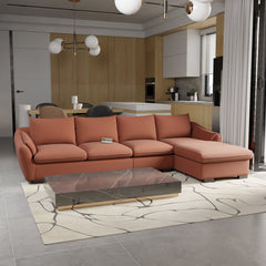Customizable Cromie L-Shaped Sofa - Cutting Edge Design & Personalized Comfort, Direct from Factory