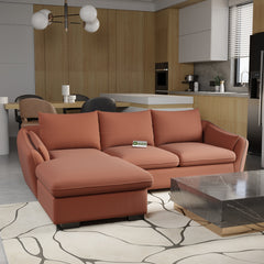 Customizable Cromie L-Shaped Sofa - Cutting Edge Design & Personalized Comfort, Direct from Factory