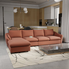 Customizable Cromie L-Shaped Sofa - Cutting Edge Design & Personalized Comfort, Direct from Factory