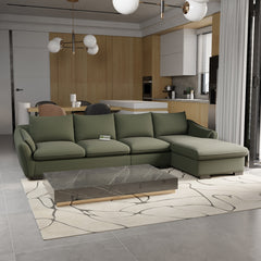 Customizable Cromie L-Shaped Sofa - Cutting Edge Design & Personalized Comfort, Direct from Factory
