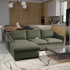 Customizable Cromie L-Shaped Sofa - Cutting Edge Design & Personalized Comfort, Direct from Factory