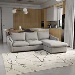 Customizable Cromie L-Shaped Sofa - Cutting Edge Design & Personalized Comfort, Direct from Factory