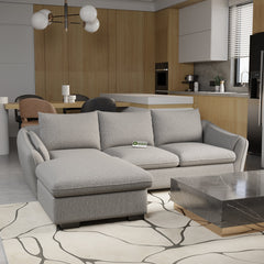 Customizable Cromie L-Shaped Sofa - Cutting Edge Design & Personalized Comfort, Direct from Factory