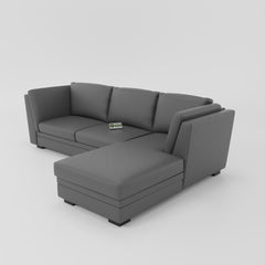 Corner L-Shape Long Beach Sofa | Spacious Design for Ultimate Comfort | Direct from Factory