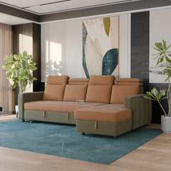 Estre Albatross Customizable Sofa cum Bed - Spacious and Elegant Convertible