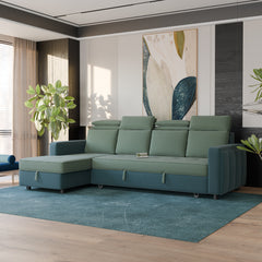 Estre Albatross Customizable Sofa cum Bed - Spacious and Elegant Convertible