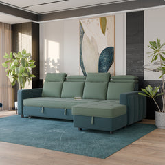 Estre Albatross Customizable Sofa cum Bed - Spacious and Elegant Convertible