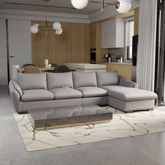 Customizable Cromie L-Shaped Sofa - Cutting Edge Design & Personalized Comfort, Direct from Factory